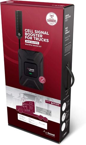 weBoost Drive 4G-X OTR 470210 طقم سائق الشاحنة الداعم لإشارة الهاتف الخلوي - عزز إشارة هاتفك الخلوي حتى 32x (متجدد) in Saudi Arabia