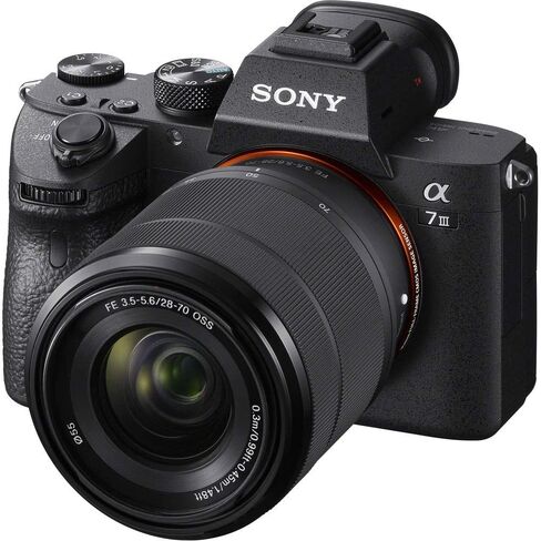 Sony Alpha a7 III Mirrorless Digital Camera with 28-70mm Lens ILCE7M3K/B, 4K Monitor, Pro Headphones, Pro Mic, 2 x 64GB Memory Card, 3 x NP-FZ-100 Battery, Corel Photo Software, and More in Saudi Arabia