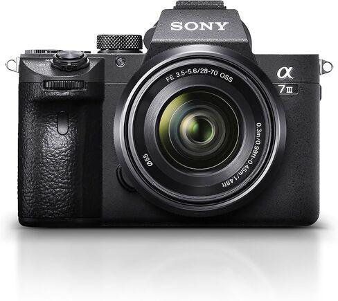 Sony Alpha a7 III Mirrorless Digital Camera with 28-70mm Lens ILCE7M3K/B, 64GB Memory Card, 2 x NP-FZ-100 Battery, Corel Photo Software, Case, External Charger, Card Reader, and More in Saudi Arabia