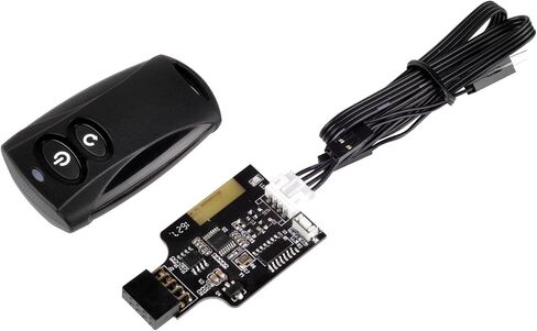 SilverStone Technology 2.4G Wireless Remote Computer Power/Reset Switch, USB 2.0 9-pin Interface ES02-USB Components Other in Saudi Arabia
