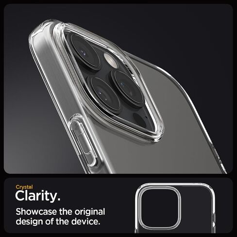 Spigen Liquid Crystal Designed for iPhone 16 Pro Case (2024) [Military-Grade Protection] - Crystal Clear in Saudi Arabia