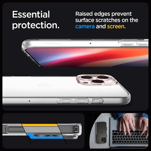 Spigen Liquid Crystal Designed for iPhone 16 Pro Case (2024) [Military-Grade Protection] - Crystal Clear in Saudi Arabia