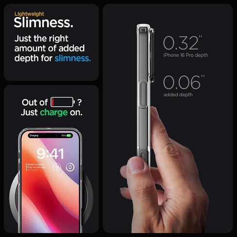Spigen Liquid Crystal Designed for iPhone 16 Pro Case (2024) [Military-Grade Protection] - Crystal Clear in Saudi Arabia