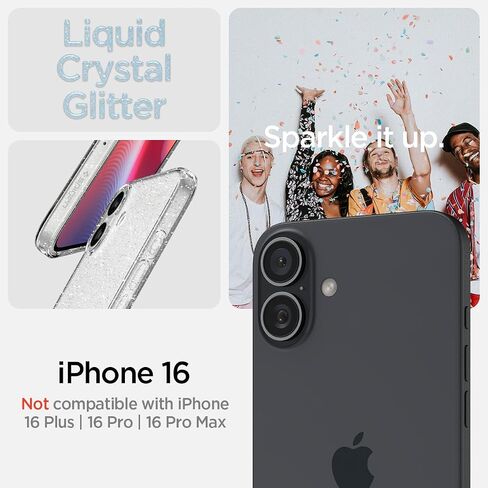 Spigen Liquid Crystal Designed for iPhone 16 Pro Case (2024) [Military-Grade Protection] - Crystal Clear in Saudi Arabia