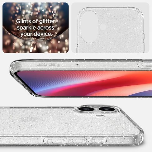 Spigen Liquid Crystal Designed for iPhone 16 Pro Case (2024) [Military-Grade Protection] - Crystal Clear in Saudi Arabia