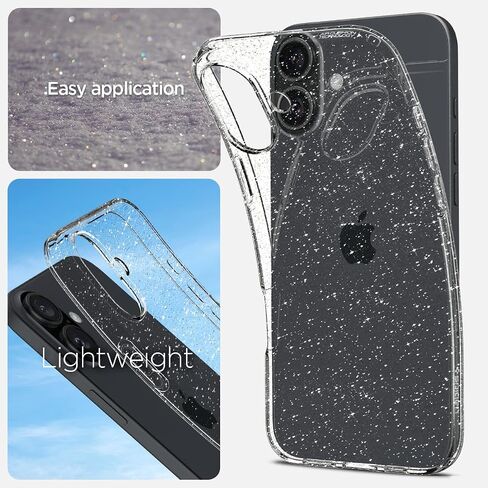 Spigen Liquid Crystal Designed for iPhone 16 Pro Case (2024) [Military-Grade Protection] - Crystal Clear in Saudi Arabia