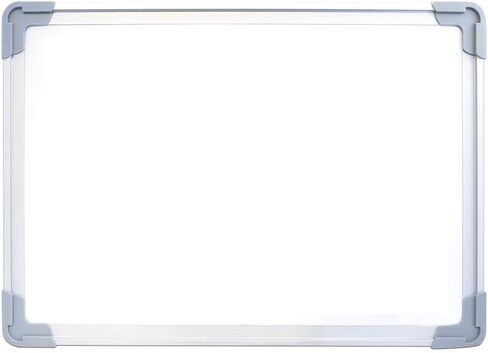 Flipside Products 16" x 20" Magnetic Double-Sided Desktop Easel, Bright White Dry Erase Easel for Office, Home, and Classroom, Aluminum Frame, Magnets and Dry Erase Marker w/Magnetic Eraser Cap in Kuwait