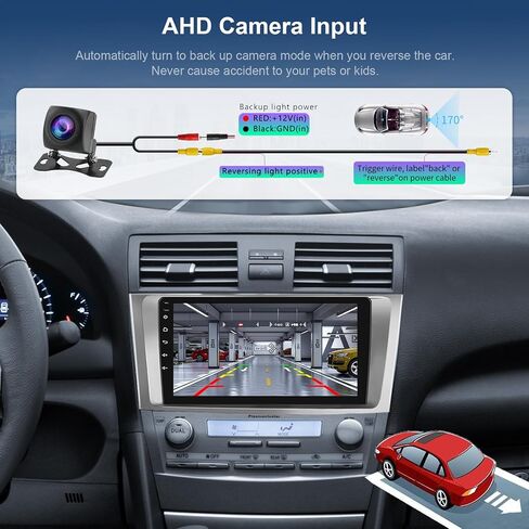 Hodozzy 32GB Android Car Stereo for Toyota Camry 2006-2011 Radio, Wireless Carplay Android Auto Mirror Link, 9 Inch Touch Screen GPS Bluetooth WiFi FM RDS HiFi SWC, Backup Camera Toyota Camry Stereo in Saudi Arabia