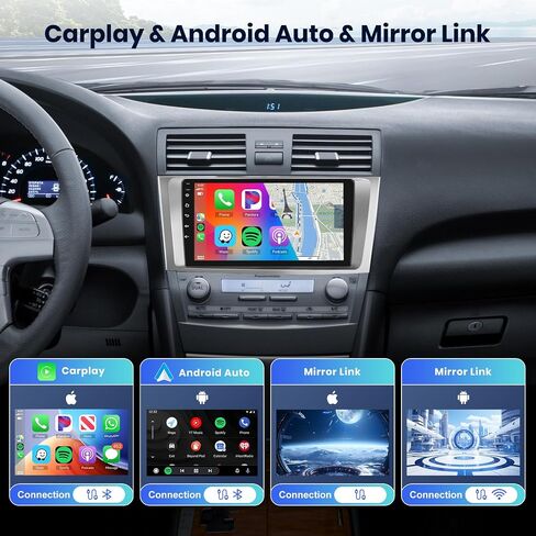 Hodozzy 32GB Android Car Stereo for Toyota Camry 2006-2011 Radio, Wireless Carplay Android Auto Mirror Link, 9 Inch Touch Screen GPS Bluetooth WiFi FM RDS HiFi SWC, Backup Camera Toyota Camry Stereo in Saudi Arabia