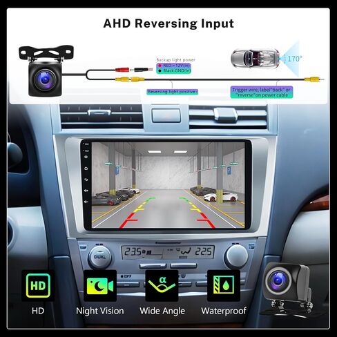 Hodozzy 32GB Android Car Stereo for Toyota Camry 2006-2011 Radio, Wireless Carplay Android Auto Mirror Link, 9 Inch Touch Screen GPS Bluetooth WiFi FM RDS HiFi SWC, Backup Camera Toyota Camry Stereo in Saudi Arabia