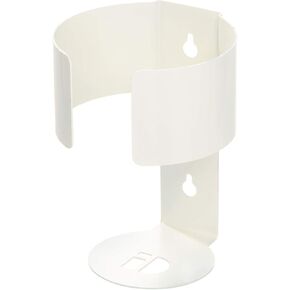 iDesign Wall Mount Wipe Holder, Cleaning Supplies, 6.54" x 4.15" x 4" ,Coconut