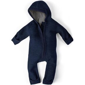 Ehrenkind® WOOLEN JUMPSUIT for Infants and Kids, Warm infant One-Piece made of natural virgin wool with zipper