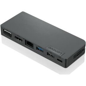 Lenovo Powered USB-C Travel Hub - for Notebook - USB Type C - 3 X USB Ports - 1 X USB 2.0 - Network (RJ-45) - HDMI - VGA - Wired