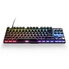 SteelSeries Apex 9 TKL - Mechanical Gaming Keyboard - Optical Switches - 2-Point Actuation - Keyless Compact Size - Removable Switches - US Layout (QWERTY)