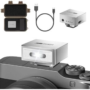 F1 Mini Camera Flash Camera Flash Speedlite for Ricoh (GR3/GR3X,etc.) Nikon/Canon/Fuji,Digital Film Cameras,Mini hot Shoe Flash for DSLR Camera（Not Compatible for Sony ZV-1F.