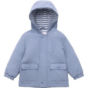 Rokka&Rolla Baby Toddler Boys' Lightweight Water-Resistant Insulated Jersey Lined Puffer Jacket (6-24M, 2T-4T)