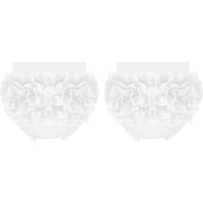 Ormark Baby Bloomers Diaper Covers for Girls Ruffle Bloomers for Toddler Girls Newborn Girl Shorts Cotton Infant Bloomers