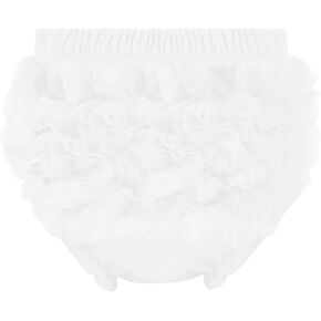 Ormark Baby Bloomers Diaper Covers for Girls Ruffle Bloomers for Toddler Girls Newborn Girl Shorts Cotton Infant Bloomers