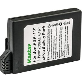 Kastar 4-Pack Battery Replacement for Sony PSP-S110, PSPS110 Battery, Sony PSP 2000, PSP 2001, PSP 2002, PSP 2003, PSP 2004, PSP 2005, PSP 2006, PSP 2007, PSP 2008, PSP 2009, PSP 2010, PSP 3000