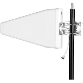 Directional Antenna Cell Phone Yagi Antenna 9 to 11dBi High Gain 3G / 4G LTE/Wi-Fi Universal Fixed Mount Outdoor LPDA Antenna (698-960/1710-2700 MHz)
