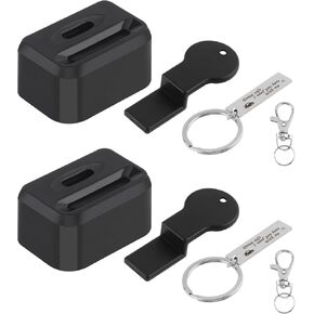 Car Seat Buckle Guard, Seatbelt Locks for Kids/Special Needs from Unbuckle Seat Belts, Seat Belt Buckle Holder Seatbelt Buckle Cover Locking Clip Fits Almost Vehicles(2Pack)