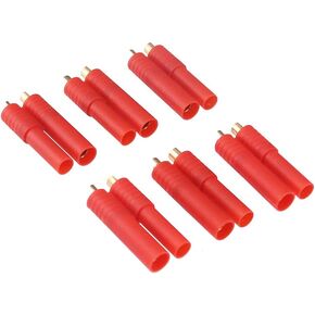 6pcs HXT 4MM Male Female Bullet Connectors Pre-Installed in Plastic Housing(B198-6)