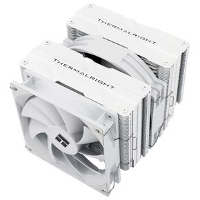 Thermalright Peerless Assassin 140 White CPU Cooler, 6 Heat Pipes AGHP Technology,Dual PWM Fans with 1500RPM Speed, Double Towers Cooler,for AM5/AM4&Intel LGA 1700/1851/1150/1151/1200,PC CPU Cooling