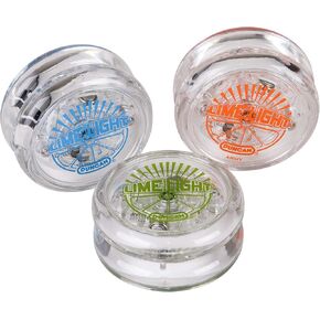 Duncan Toys Limelight LED Light-Up Yo-Yo, Beginner Level Yo-Yo with LED Lights, Clear and Blue
