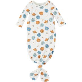 Mud Pie Baby Cowboy Sleeper Gown; 0-3M