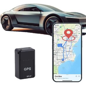 GPS Tracker for Vehicles Mini GPS Tracker Portable Real Time Magnetic GPS Tracking Device Full Global Coverage Location Tracker for Car Trucks/Person No Subscription Required/No Monthly Fee