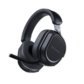 Turtle Beach Stealth 700 Wireless Multiplatform Amplified Gaming Headset for PS5, PS4, PC, & Mobile – 60mm Speakers, A.I. Noise-Cancelling Mic, Bluetooth, 80-Hr Battery, Dual Transmitters – Black