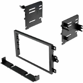 Double Din Car Stereo Install Dash Kit Made for Chevrolet: 2003-2006 Avalanche, 2003-2007 Express, 2000-2005 Impala, 2003-2006 Silverado, 2003-2006 Suburban, 2003-2006 Tahoe, 2002-2009 Trailblazer