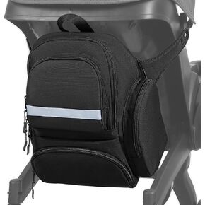 Baby Stroller Organizers Bag Compatible with Doona Infant Car Seat Large Capacity Pockets Backpack with 2 Removable Wings Attach to the Stroller
