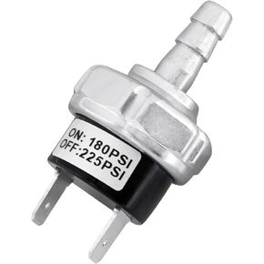 180-225 PSI Air Compressor Micro Pressure Power Switch fit for Dewalt Porter Cable Craftsman machines,AB-9063290 Air Compressor Parts Replacement D55146 D55168 D55167 D55146-CA D55168-CA D55167-CA