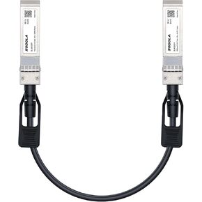 SFP+ Cable, 10G SFP+ DAC, 0.25M(0.82ft), Passive Direct Attach Copper Twinax Cable for Cisco SFP-H10GB-CU0.25M, Ubiquiti UniFi, TP-Link, Netgear, D-Link, Zyxel, Mikrotik and More