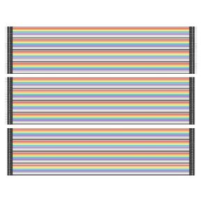 CERRXIAN 160pcs 30cm/11.8 inch Breadboard Jumper Wires, Dupont Wire Ribbon Cables Assorted Kit Male to Female Multicolored Ribbon Cables (4x40PCS)