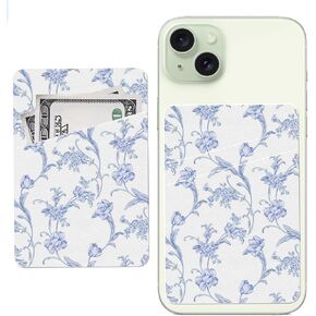 Phone Card Holder, Cute Leather Phone Wallet Stick On, Dual Pocket Credit Card Sticky Wallet, Compatible with Most of Cell Phone, Cute Checkerboard in Kuwait