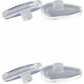Caulo Replacement Kit of Temple Ear Socks and Nose Pads Compatible with Oakley Tincup OX3184 Glass Sunglass Frames (Black Earsocks Only - 2 Pairs)
