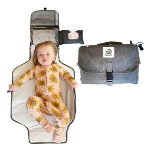 Portable Diaper Changing Pad – Extra Large Waterproof Baby Change Mat for Newborn Girl & Boy – Foldable & Detachable Changing Station - Baby Wipes Pocket – Diaper Changer Travel Bag - Koala Valley