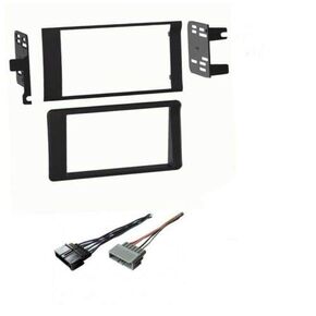 Car Stereo Dash Kit and Wire Harness Combo to Install Double Din Size Aftermarket Radio for Dodge Ram - 1998-2001 1500 and 1998-2002 2500/3500