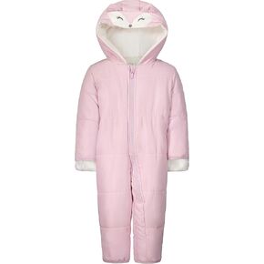 Carter's baby-girls Pram Style Water Resistant One Piece Winter Snowsuit