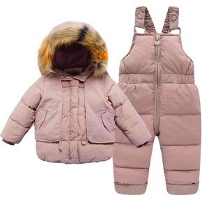 Baby Girls Boys' Snowsuit Winter Clothes Kids Coats Toddler Snow Pants and Jacket in Saudi Arabia