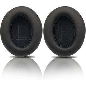 Replacement Earpads for Anker Life Q20 Headphones,Compatibel Q20,Q20BT,Q20+ Headphones,Upgraded Ear Covers with Soft Protein Leather,Optimized Noise Isolation Memory Foam(Silvery)