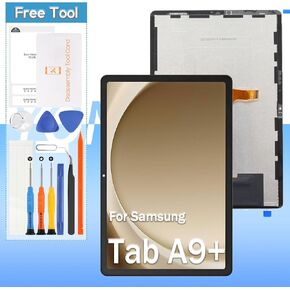 Screen Replacement for Samsung Galaxy Tab A9+ SM-X210, SM-X215, SM-X216B for Sasmsung Galaxy Tab A9 Plus 11.0" LCD Display Digitize Assembly Repair Part with Tools