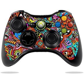 MightySkins Skin Compatible with Microsoft Xbox 360 Controller - Acid Trippy | Protective, Durable, and Unique Vinyl Decal wrap Cover | Easy to Apply, Remove, and Change Styles | Made in The USA