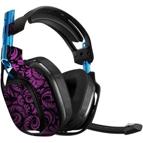 MightySkins Skin Compatible with Astro A50 3rd Generation Gaming Headset - Purple Style Protective, Durable, and Unique Vinyl Decal wrap Cover Easy to Apply, Remove, and Change Styles Made in The USA