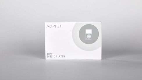 AGPTEK 64GB MP3 Player with Bluetooth, 2.3'' Horizontal Screen Classic Multifunctional Music Player with Speaker, FM Radio, Model: A52, Black in Saudi Arabia