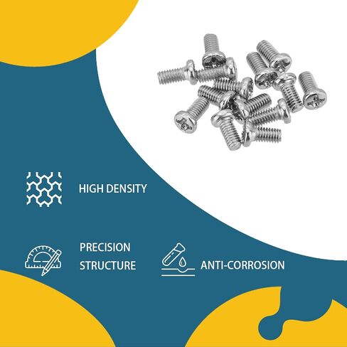 1000 Pcs Tiny Screws for Electronics, M1.6 M1.7 M2 M2.5 M3 Round Head Mini, Replacement Computer Screws, Small Machine Assortment Kit for Laptop Notebook Glasses Repair(1000) in Saudi Arabia