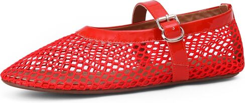 Mesh Ballet Flats for Women Comfort Work Flats for Women Office Dressy Wedding Mesh Mary Jane Flats in Saudi Arabia