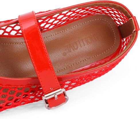 Mesh Ballet Flats for Women Comfort Work Flats for Women Office Dressy Wedding Mesh Mary Jane Flats in Saudi Arabia